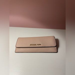 Pale pink Michael Kors wallet!